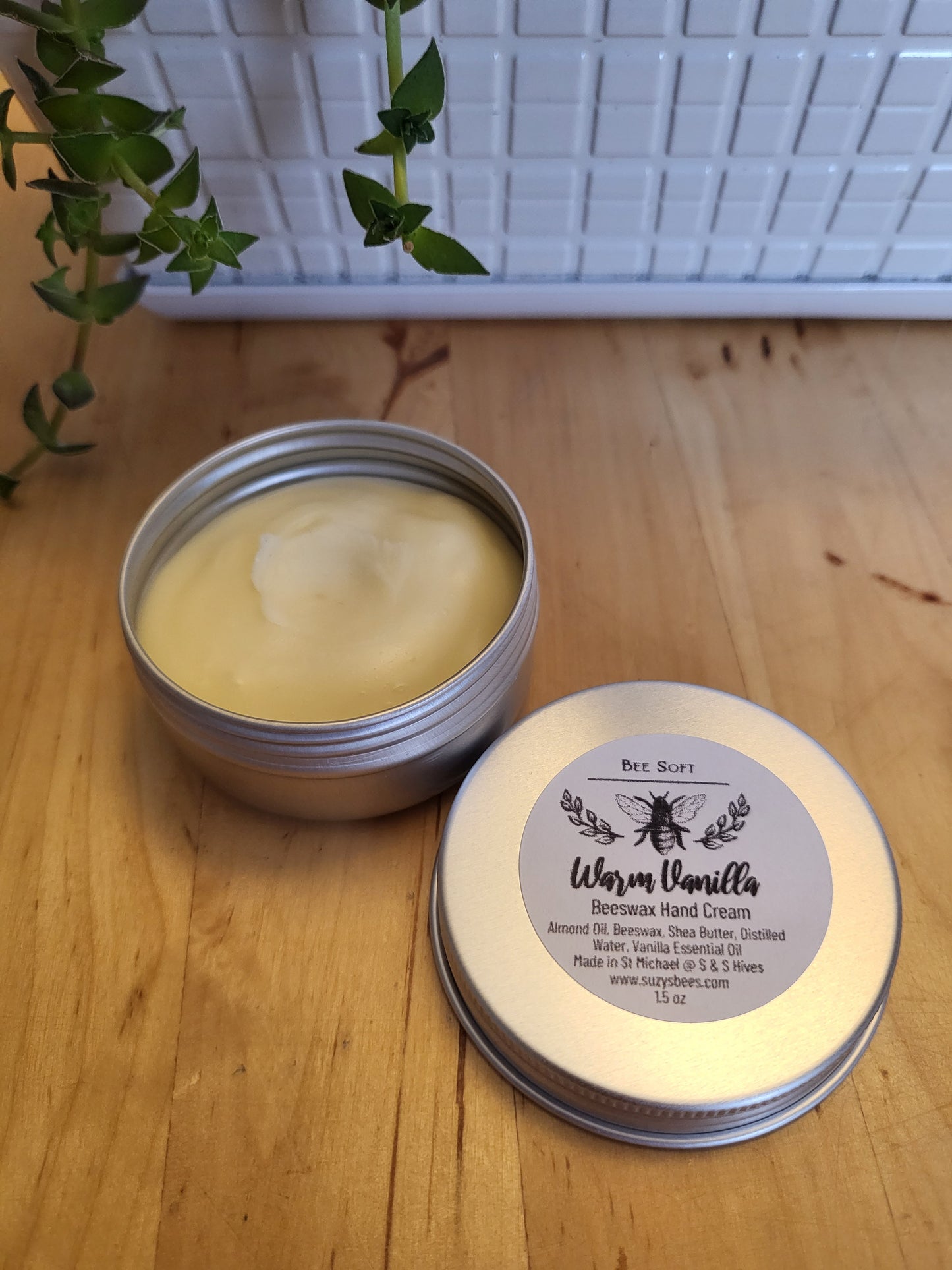 Beeswax Hand Cream in Warm Vanilla