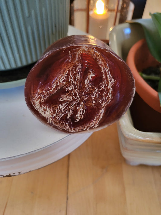 Luffa Honey Soap - Warm Vanilla
