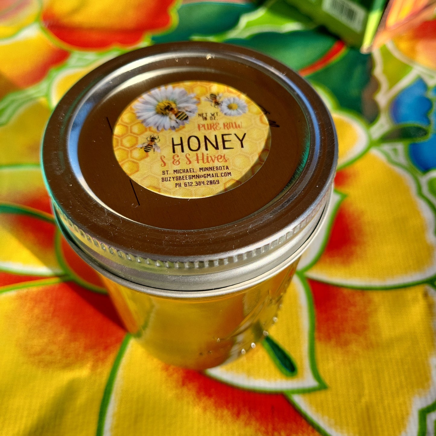 Pure Raw Honey 10oz Jar