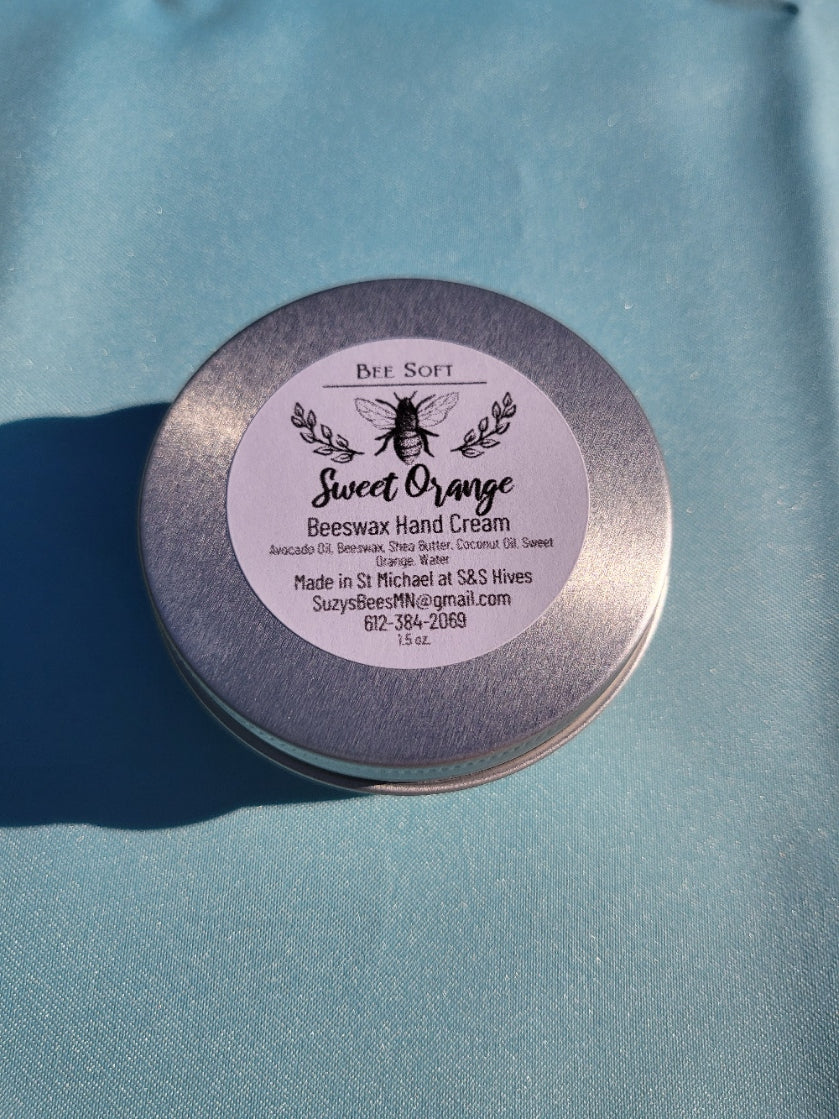 Beeswax Hand Cream in Sweet Orange