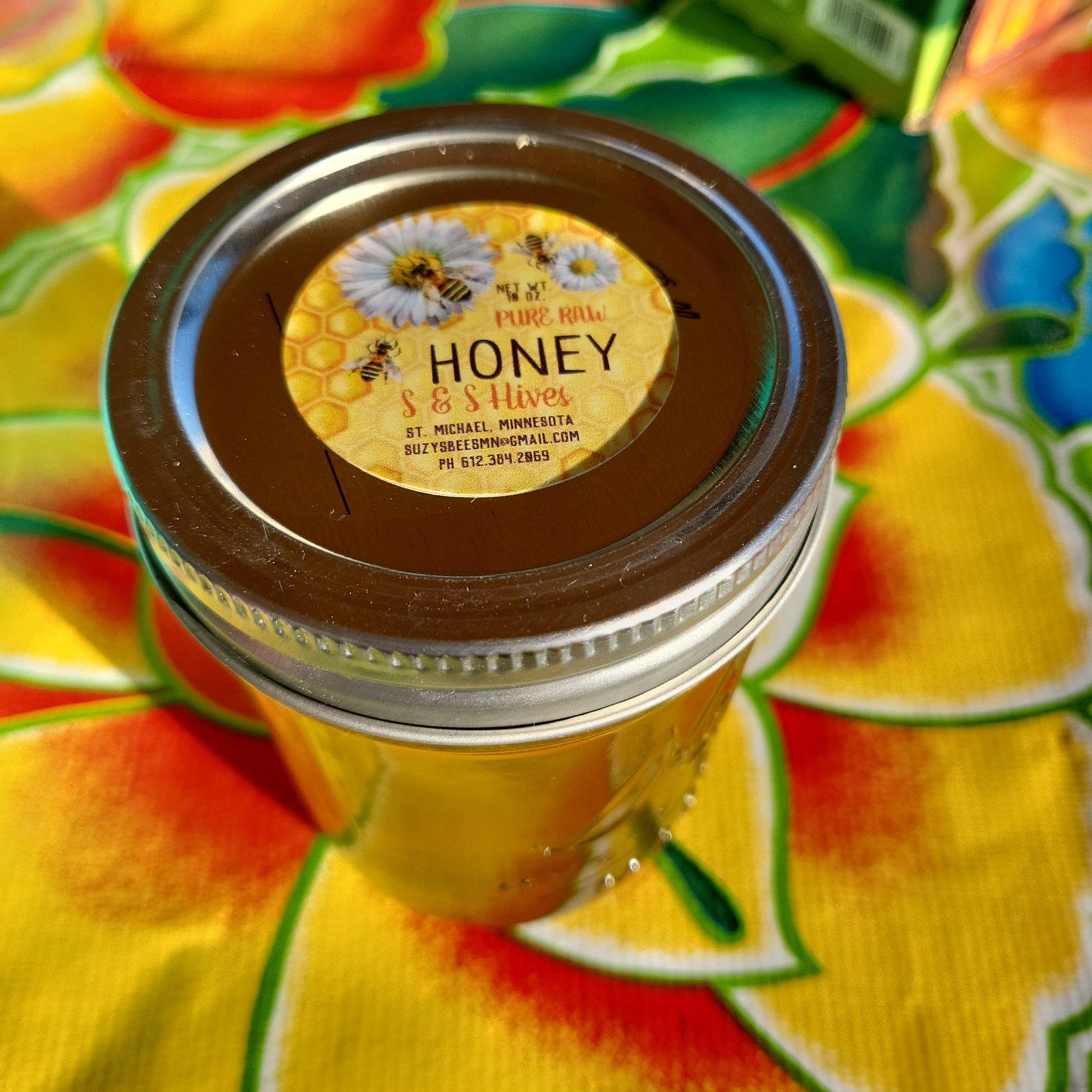 Pure Raw Honey 10oz Jar